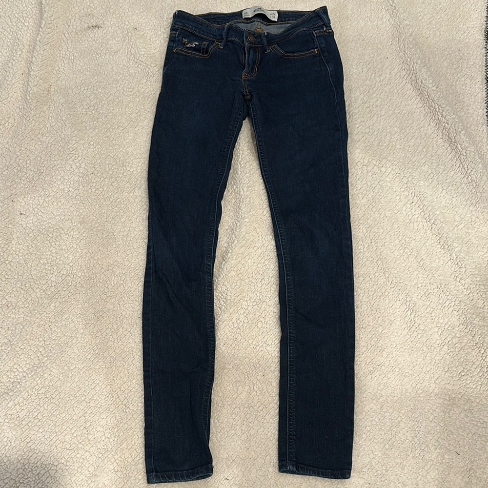 Hollister Skinny Blue Jeans Stretchy Denim
